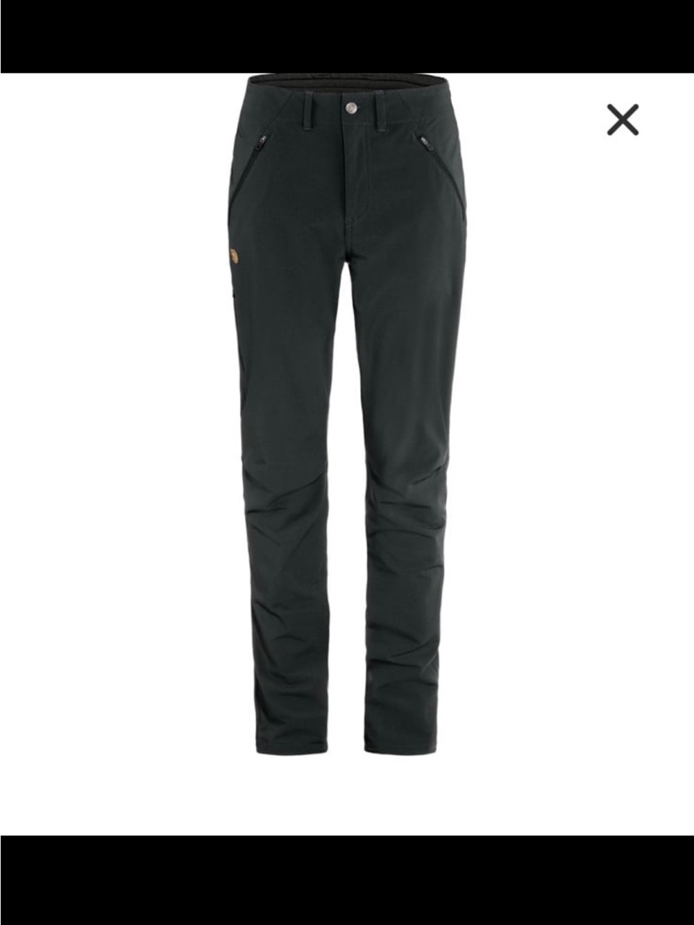 Fjallraven Abisko Stretch Trousers W Black Women's Size 37” regular length Eu 48